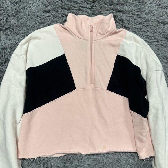 Hollister Quarter Zip Pullover Size Large - Picture 2 of 9